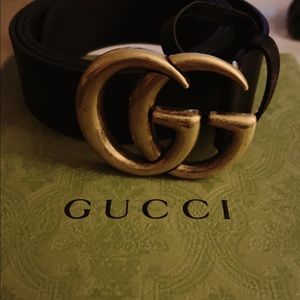 Gucci Wide Leather Belt